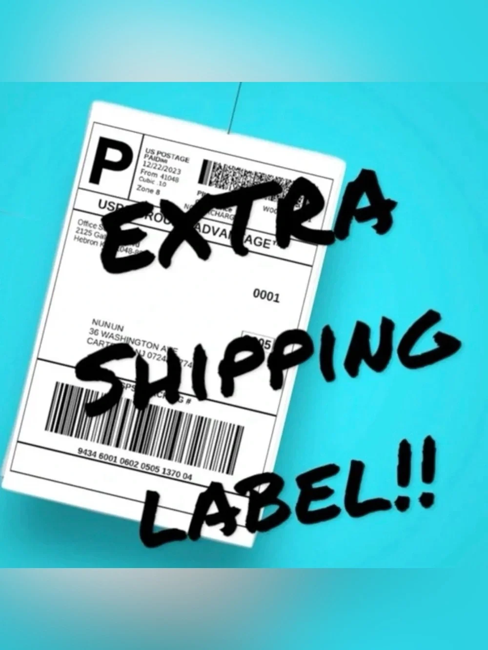 Extra Shipping Label